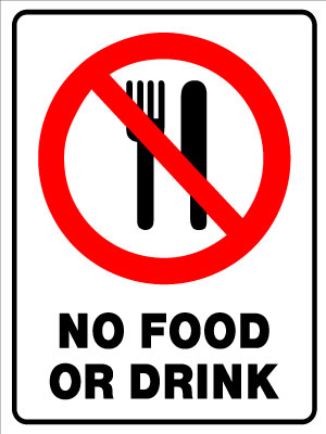 No Food or Drink In This Area